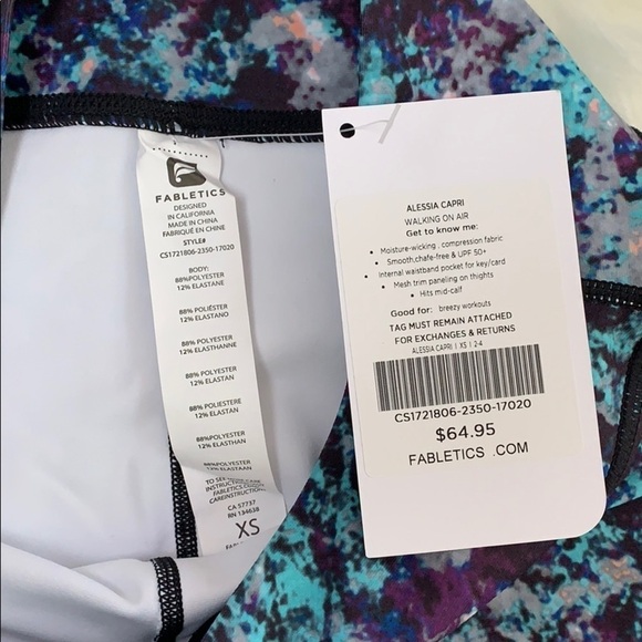 nwt // fabletics alessia capri walking on air - Picture 10 of 11